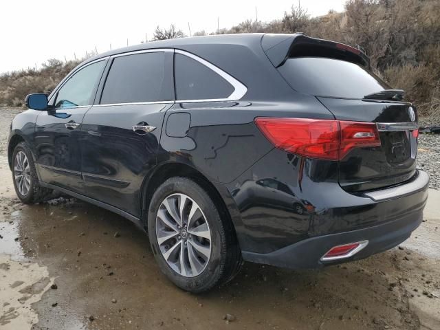 2016 Acura MDX Technology