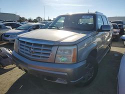 Salvage cars for sale at Martinez, CA auction: 2002 Cadillac Escalade EXT