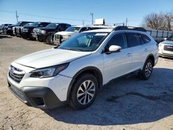 Salvage cars for sale from Copart Oklahoma City, OK: 2022 Subaru Outback Premium