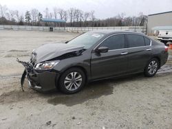 Salvage cars for sale at Spartanburg, SC auction: 2015 Honda Accord LX