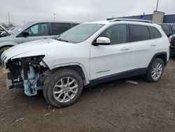 Salvage cars for sale from Copart Woodhaven, MI: 2016 Jeep Cherokee Latitude