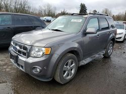 Salvage cars for sale at Portland, OR auction: 2010 Ford Escape Limited