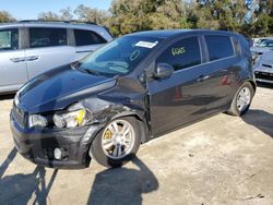 Salvage cars for sale at Tifton, GA auction: 2016 Chevrolet Sonic LTZ