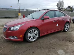 Salvage cars for sale at San Diego, CA auction: 2013 Chevrolet Cruze LTZ