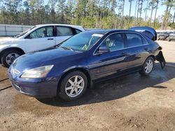 Salvage cars for sale from Copart Harleyville, SC: 2003 Honda Accord EX