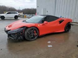 Salvage cars for sale from Copart Windsor, NJ: 2020 Ferrari F8 Tributo