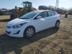 Salvage cars for sale at Windsor, NJ auction: 2016 Hyundai Elantra SE