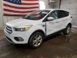 Salvage cars for sale from Copart Lyman, ME: 2019 Ford Escape SE