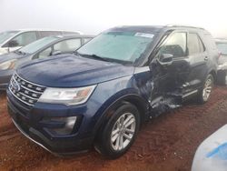 Ford Explorer salvage cars for sale: 2016 Ford Explorer XLT