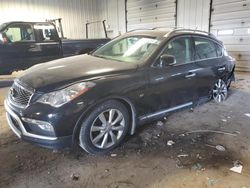 Salvage cars for sale at Franklin, WI auction: 2017 Infiniti QX50