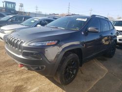 Salvage cars for sale at Chicago Heights, IL auction: 2015 Jeep Cherokee Trailhawk