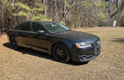 Salvage cars for sale from Copart Florence, MS: 2017 Audi A8 L Quattro