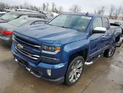 Chevrolet salvage cars for sale: 2017 Chevrolet Silverado K1500 LTZ