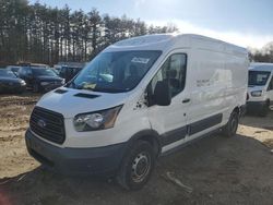 Salvage cars for sale at North Billerica, MA auction: 2017 Ford Transit T-150