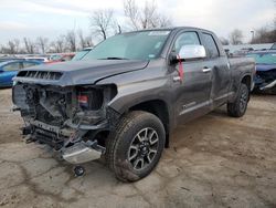 Salvage cars for sale from Copart Bridgeton, MO: 2016 Toyota Tundra Double Cab SR/SR5