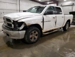 Salvage cars for sale from Copart Avon, MN: 2012 Dodge RAM 1500 SLT