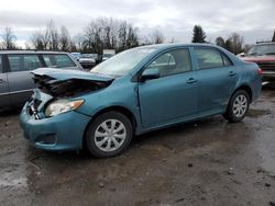 Salvage cars for sale from Copart Portland, OR: 2009 Toyota Corolla Base