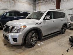 Salvage cars for sale at Milwaukee, WI auction: 2020 Nissan Armada SV