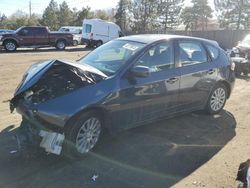 Salvage cars for sale at Denver, CO auction: 2008 Subaru Impreza 2.5I