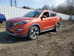 Salvage cars for sale at Windsor, NJ auction: 2017 Hyundai Tucson Limited