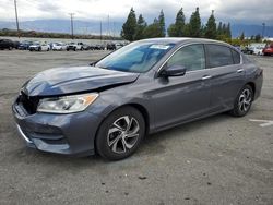 Vehiculos salvage en venta de Copart Rancho Cucamonga, CA: 2016 Honda Accord LX