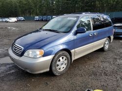 Salvage cars for sale at Graham, WA auction: 2003 KIA Sedona EX