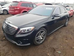 Salvage cars for sale at Elgin, IL auction: 2016 Mercedes-Benz S 550 4matic