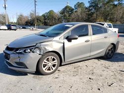 Salvage cars for sale from Copart Savannah, GA: 2017 Chevrolet Cruze LT