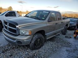 Salvage trucks for sale at Candia, NH auction: 2004 Dodge RAM 1500 ST