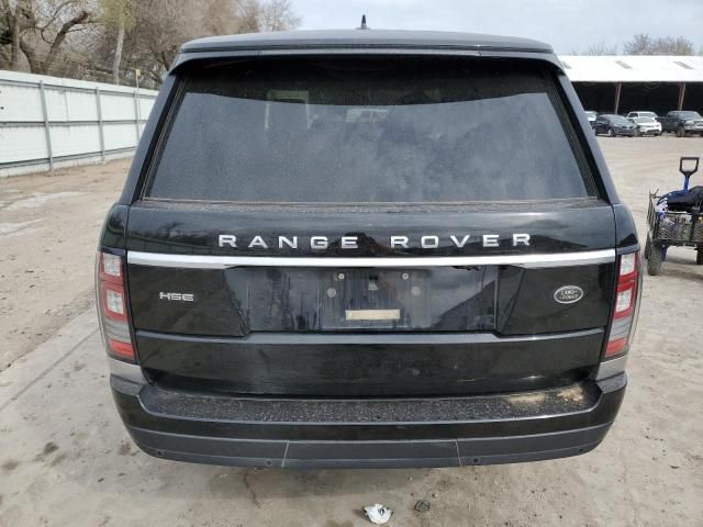 2016 Land Rover Range Rover HSE