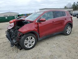 Salvage cars for sale at Memphis, TN auction: 2017 KIA Sportage LX