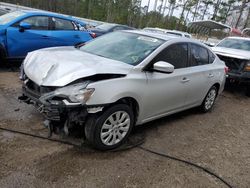 Salvage cars for sale at Harleyville, SC auction: 2016 Nissan Sentra S