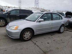 Honda Civic ex salvage cars for sale: 2002 Honda Civic EX