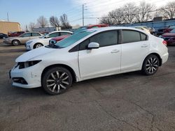 Salvage cars for sale from Copart Moraine, OH: 2015 Honda Civic EXL