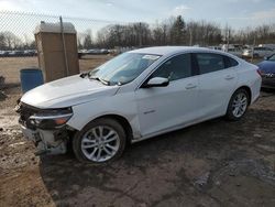 Salvage cars for sale at Chalfont, PA auction: 2016 Chevrolet Malibu LT