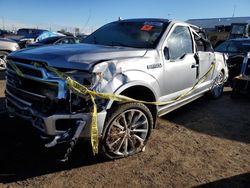 Ford salvage cars for sale: 2020 Ford F150 Supercrew