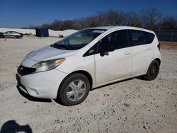 Salvage cars for sale at New Braunfels, TX auction: 2016 Nissan Versa Note S