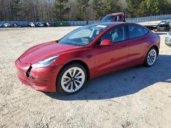Salvage cars for sale at Gainesville, GA auction: 2021 Tesla Model 3