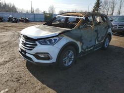 Salvage cars for sale from Copart Bowmanville, ON: 2017 Hyundai Santa FE Sport