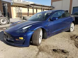 Tesla Model 3 salvage cars for sale: 2022 Tesla Model 3