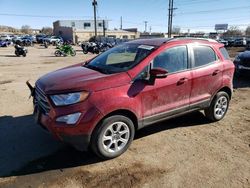 Salvage cars for sale from Copart Colorado Springs, CO: 2021 Ford Ecosport SE