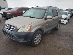 Salvage cars for sale at Tucson, AZ auction: 2005 Honda CR-V EX