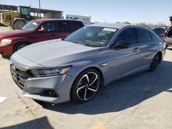 Salvage cars for sale from Copart Grand Prairie, TX: 2021 Honda Accord Sport