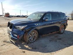 Salvage cars for sale at Oklahoma City, OK auction: 2020 Infiniti QX80 Luxe