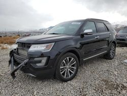 Salvage cars for sale from Copart Magna, UT: 2017 Ford Explorer Platinum