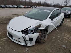 Salvage cars for sale from Copart Cahokia Heights, IL: 2021 Tesla Model 3