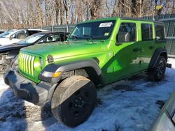 Jeep salvage cars for sale: 2019 Jeep Wrangler Unlimited Sport