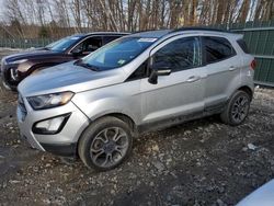 Salvage cars for sale at Candia, NH auction: 2020 Ford Ecosport SES