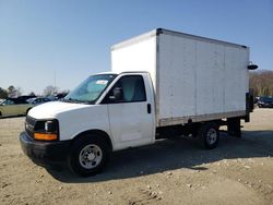 Salvage trucks for sale at West Warren, MA auction: 2017 Chevrolet Express G3500