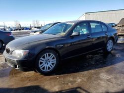 BMW 750 LI salvage cars for sale: 2008 BMW 750 LI